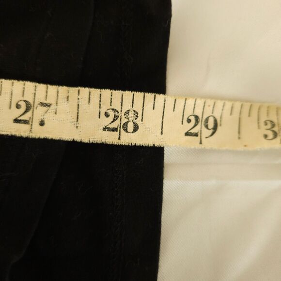 Eileen Fisher Womens Large Black V-Neck Tencel Spandex Cap Sleeve Blouse Top - Picture 6 of 6